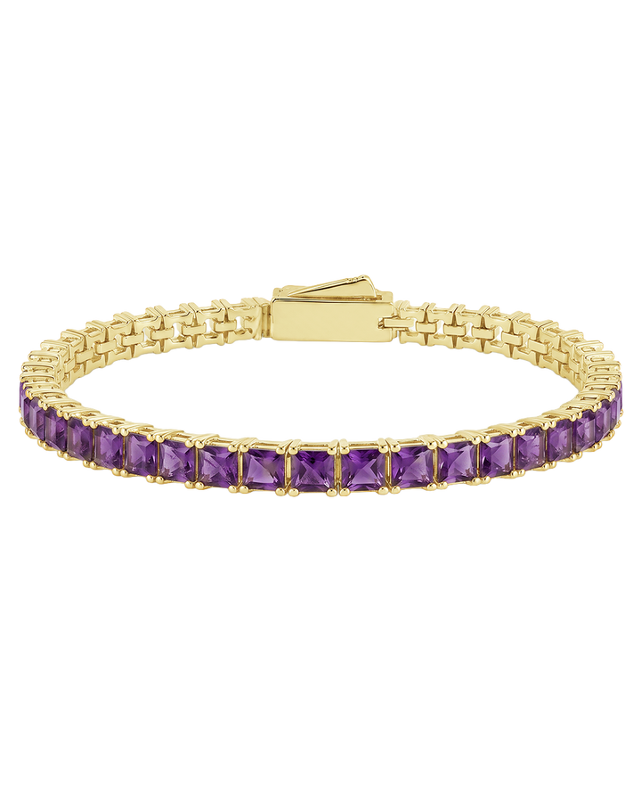 Brette Amethyst CZ Tennis Bracelet