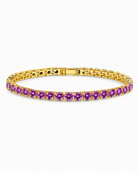 Jadon Amethyst CZ Tennis Bracelet