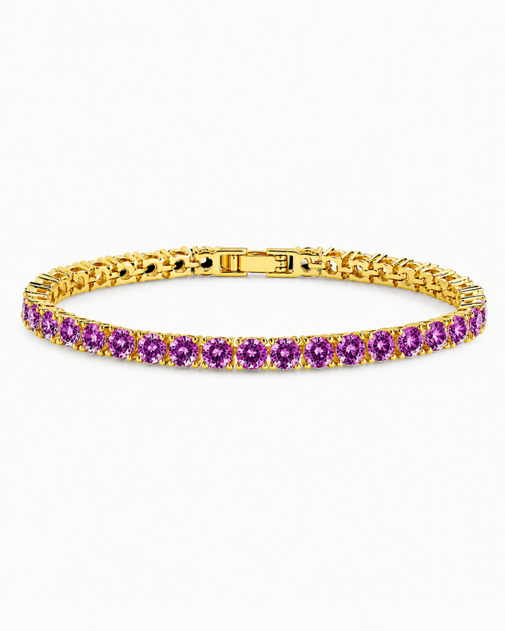 Jadon Amethyst CZ Tennis Bracelet
