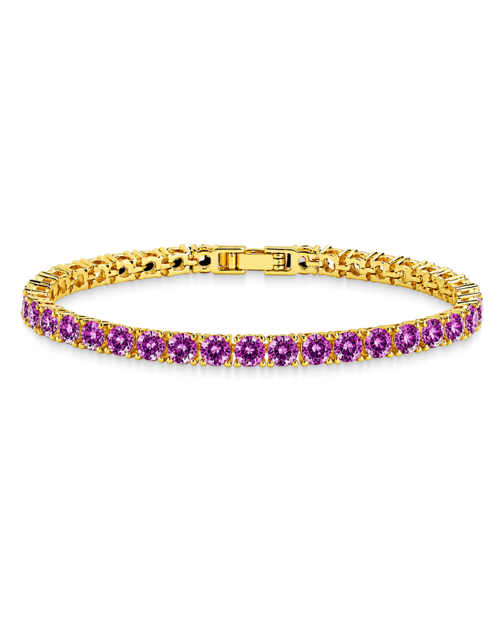 Jadon Amethyst CZ Tennis Bracelet