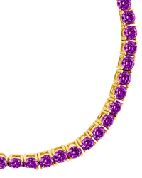 Jadon Amethyst CZ Tennis Bracelet