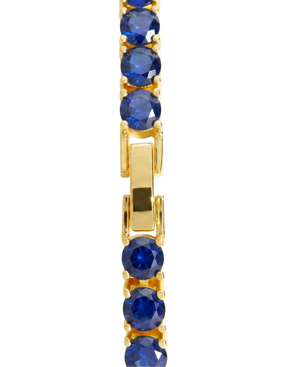 Marisol Sapphire CZ Round Cut Tennis Bracelet