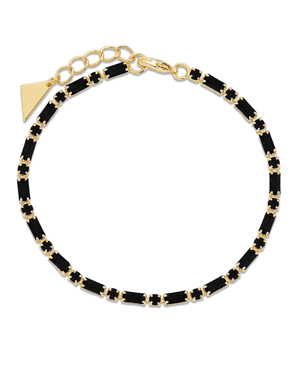 Georgia Black CZ Tennis Bracelet
