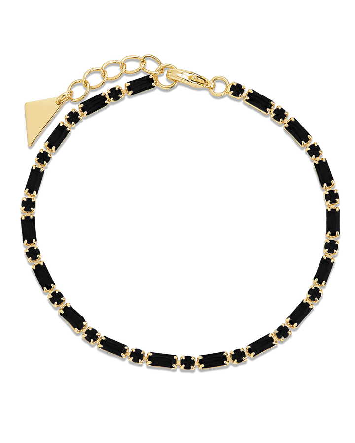 Georgia Black CZ Tennis Bracelet