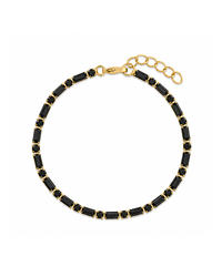 Georgia Black CZ Tennis Bracelet