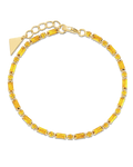 Georgia Canary CZ Tennis Bracelet