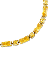 Georgia Canary CZ Tennis Bracelet