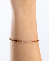 Georgia Garnet CZ Tennis Bracelet