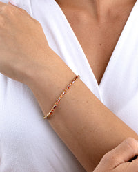 Georgia Garnet CZ Tennis Bracelet