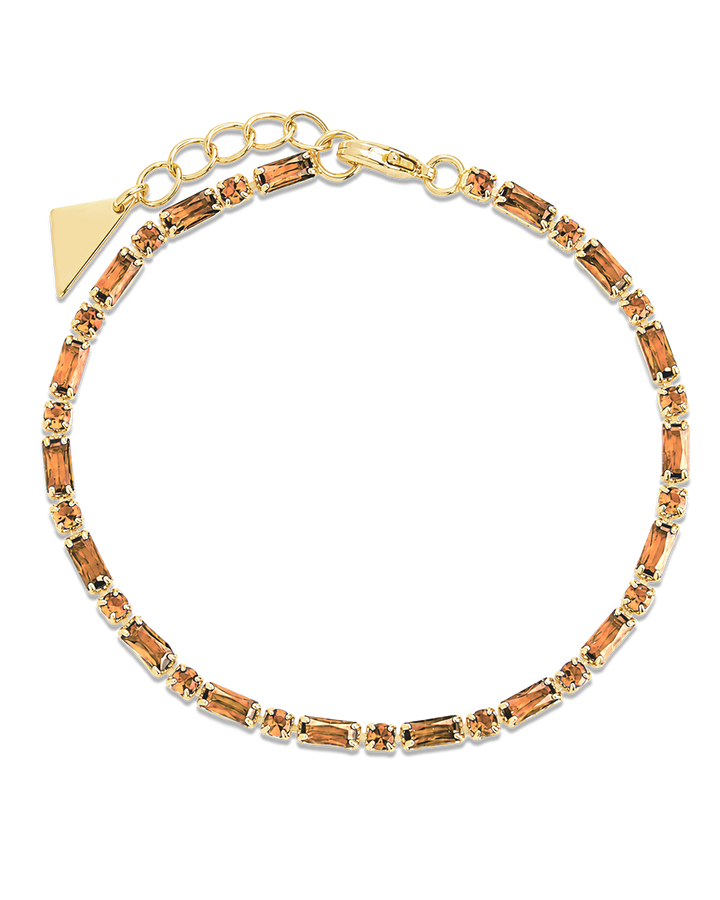 Georgia Chocolate CZ Tennis Bracelet