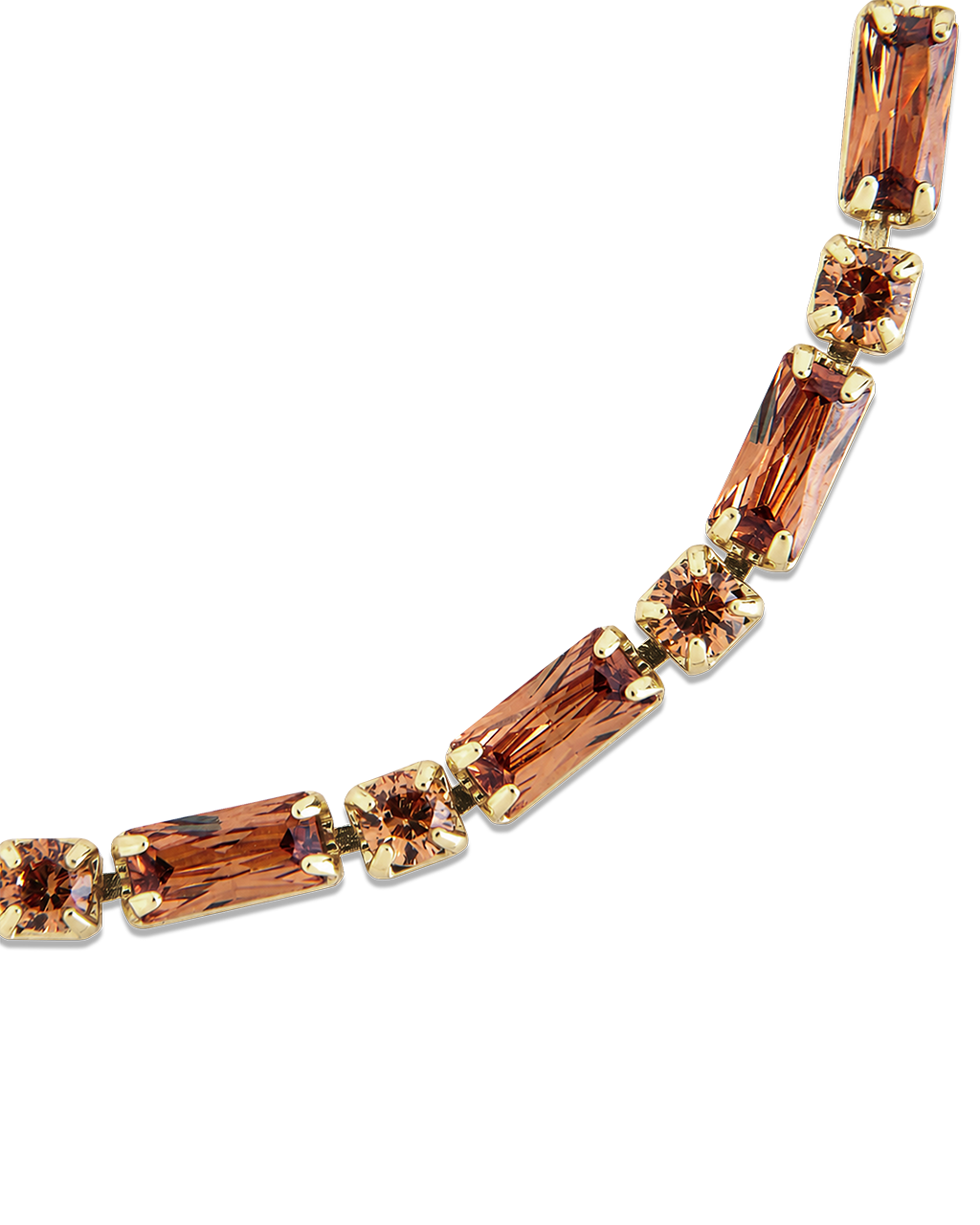 Georgia Chocolate CZ Tennis Bracelet