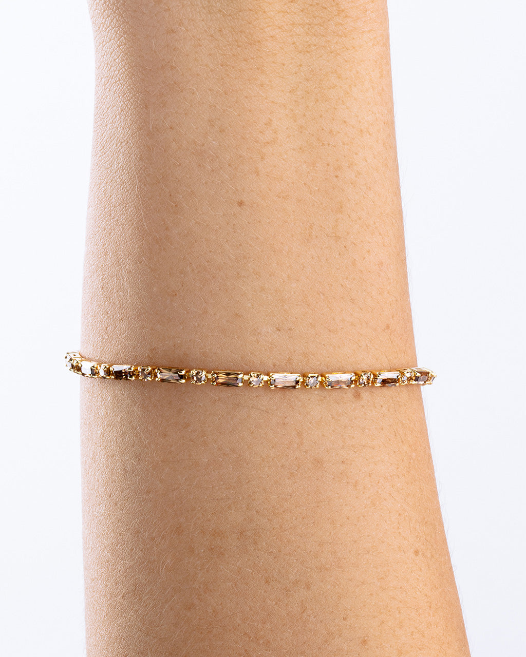 Georgia Chocolate CZ Tennis Bracelet