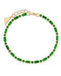Georgia Emerald CZ Tennis Bracelet