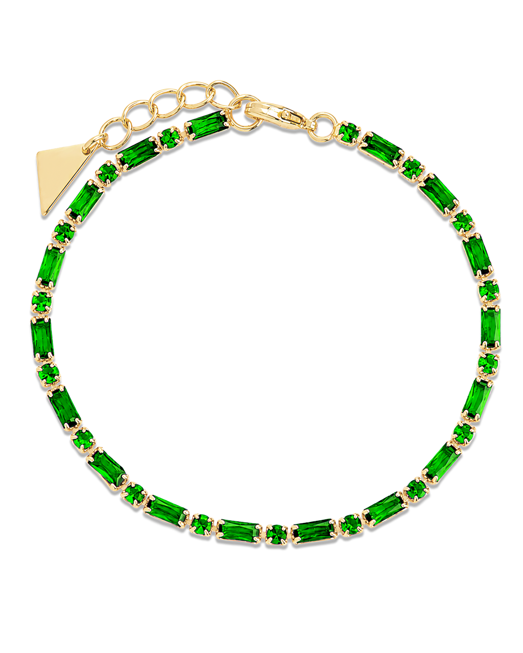 Georgia Emerald CZ Tennis Bracelet