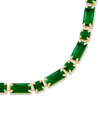 Georgia Emerald CZ Tennis Bracelet