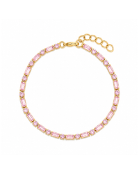 Georgia Light Pink CZ Tennis Bundle - Sterling Forever