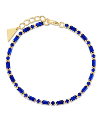 Georgia Sapphire CZ Tennis Bracelet
