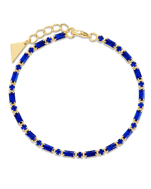 Georgia Sapphire CZ Tennis Bracelet