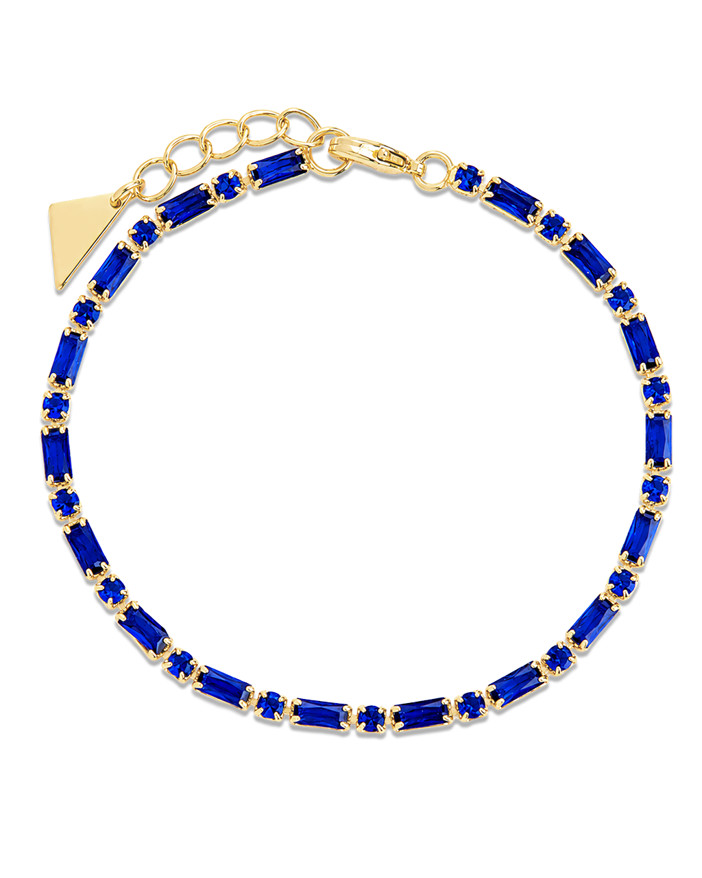 Georgia Sapphire CZ Tennis Bracelet