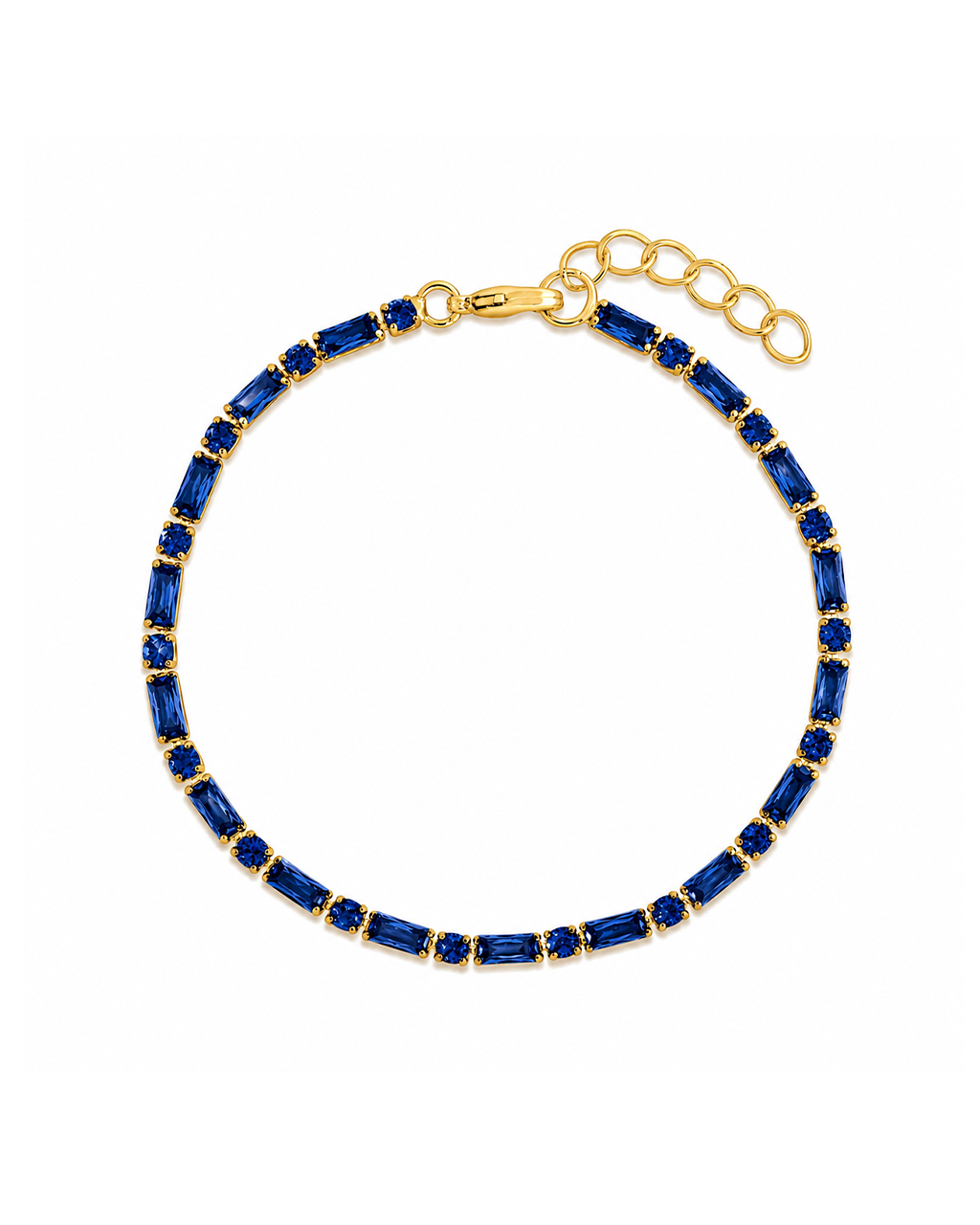 Georgia Sapphire CZ Tennis Bundle - Sterling Forever