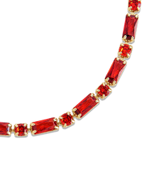 Georgia Garnet CZ Tennis Bracelet