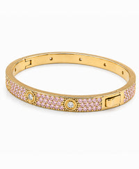 Lumière Pink CZ Bangle