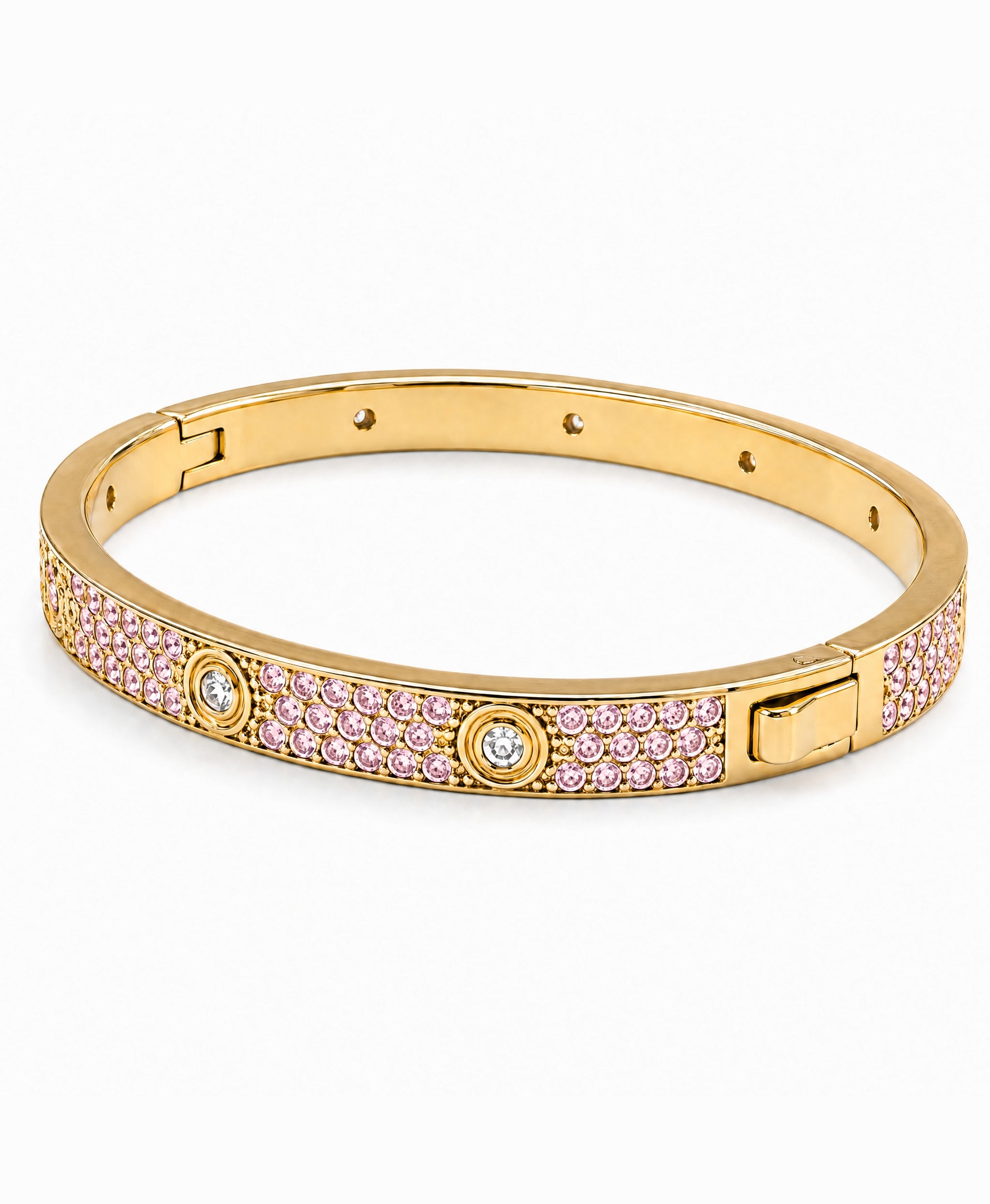 Lumière Pink CZ Bangle