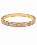 Lumière Pink CZ Bangle