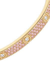 Lumière Pink CZ Bangle
