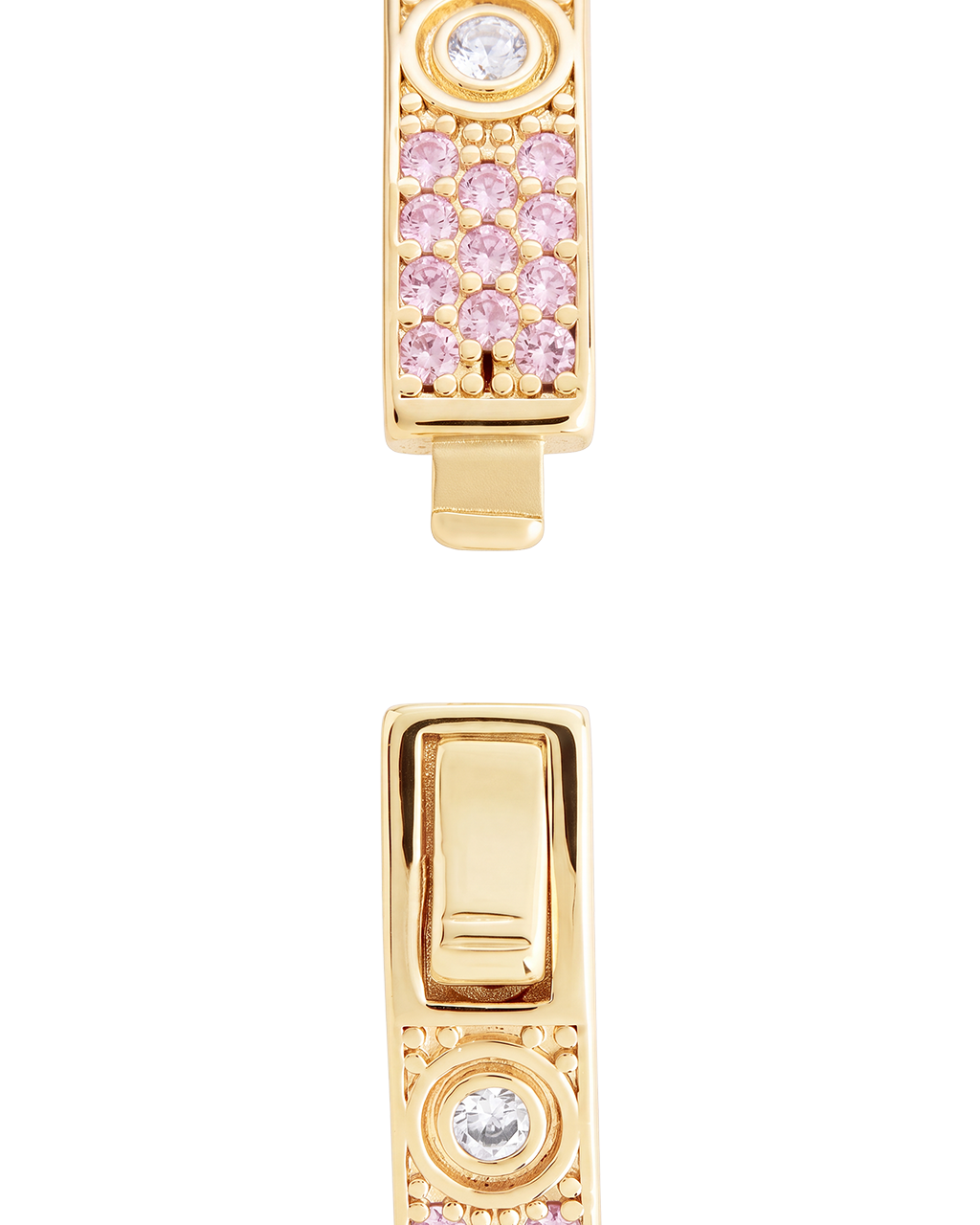 Lumière Pink CZ Bangle