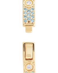 Lumière Aquamarine CZ Bangle