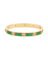 Lumière Emerald CZ Bangle