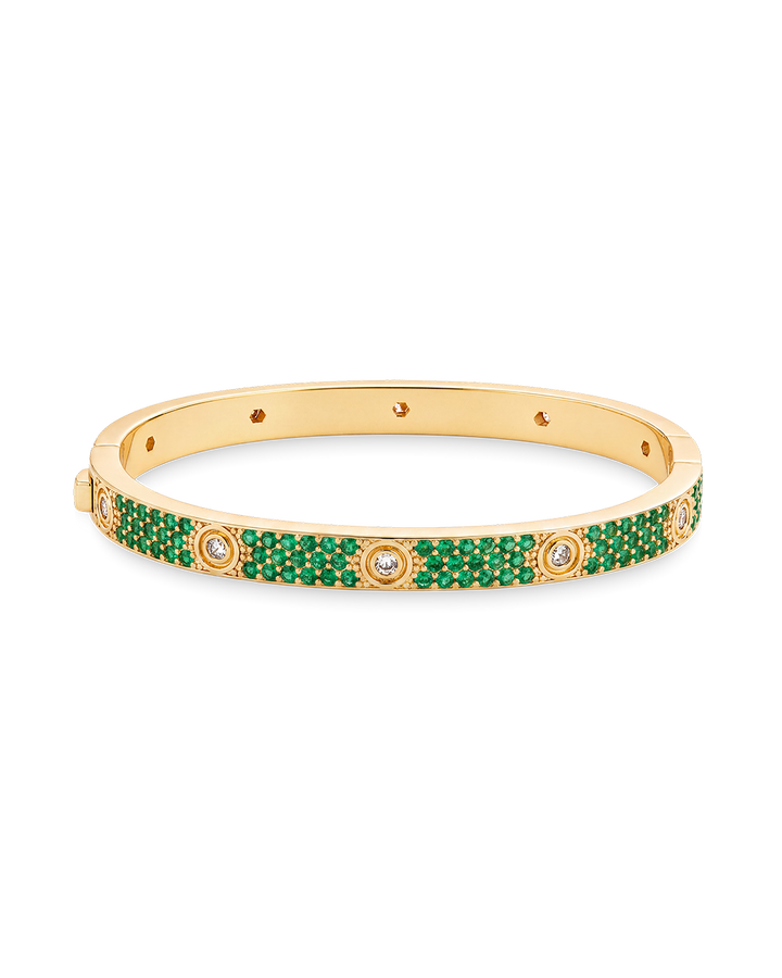 Lumière Emerald CZ Bangle