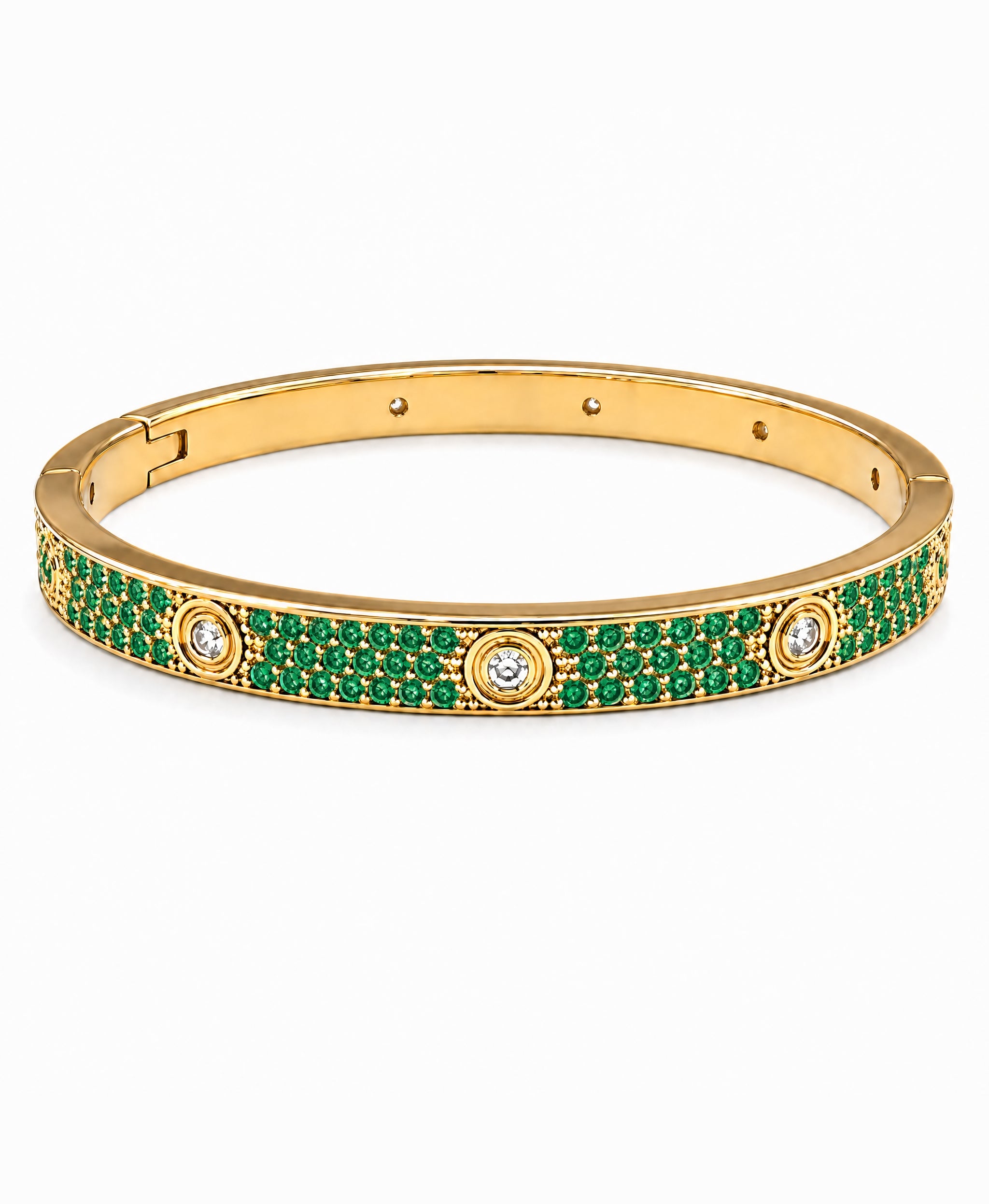 Lumière Emerald CZ Bangle