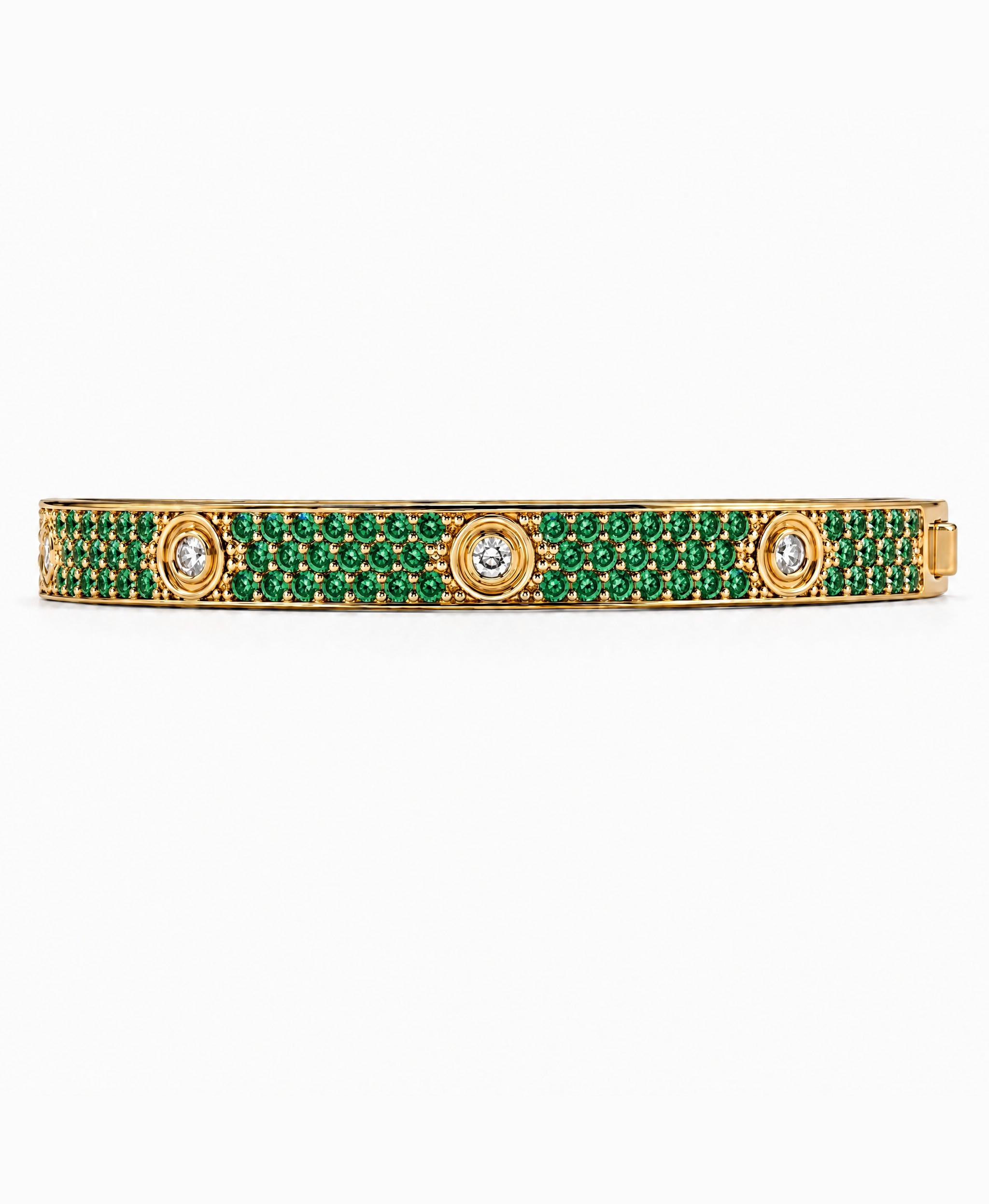 Lumière Emerald CZ Bangle