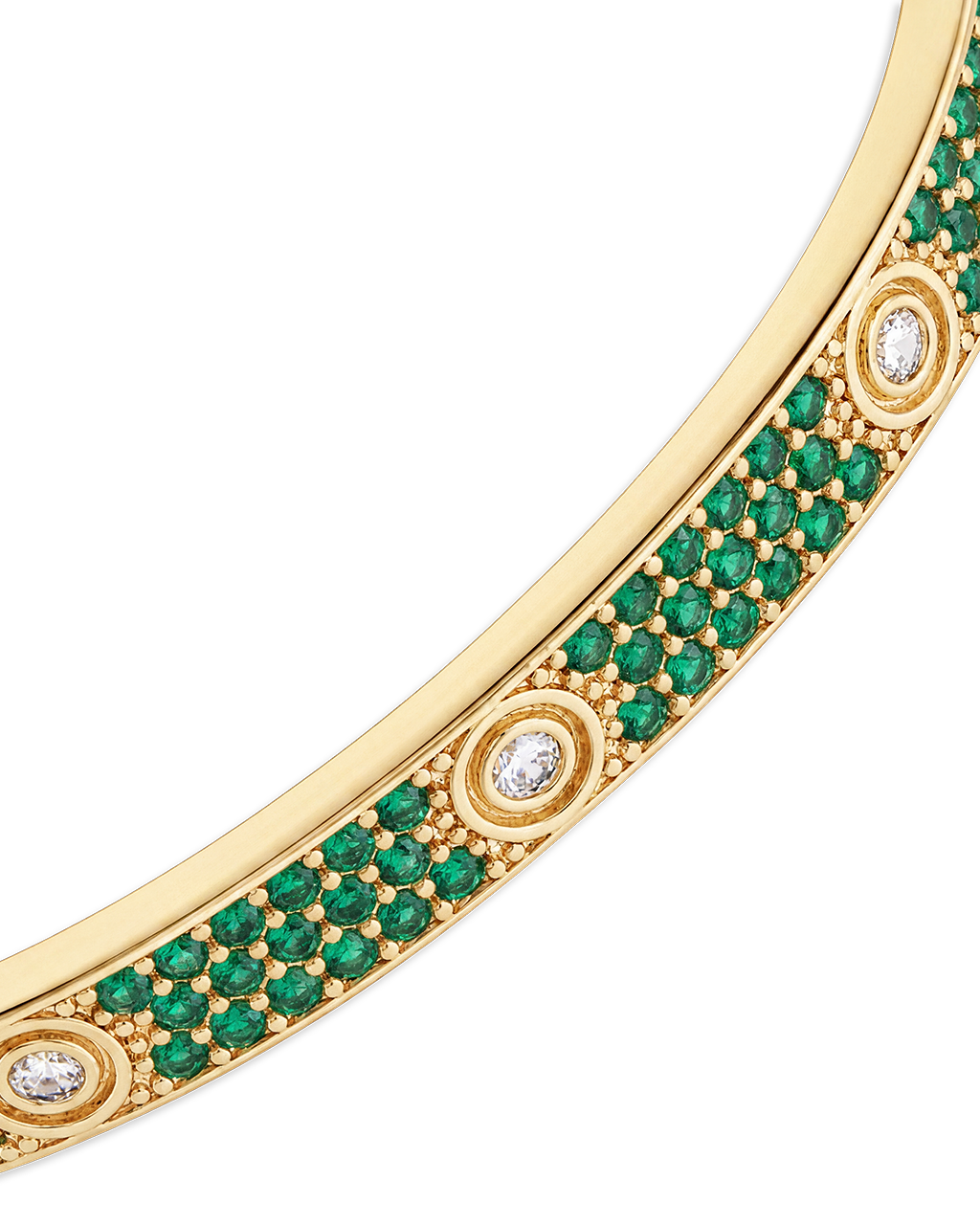Lumière Emerald CZ Bangle