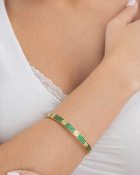 Lumière Emerald CZ Bangle