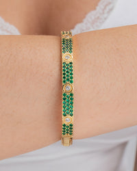 Lumière Emerald CZ Bangle