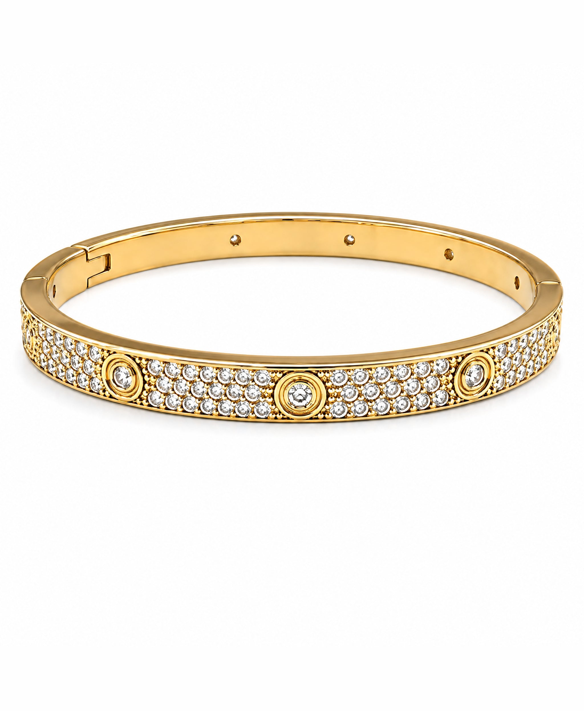 Lumière Clear CZ Bangle
