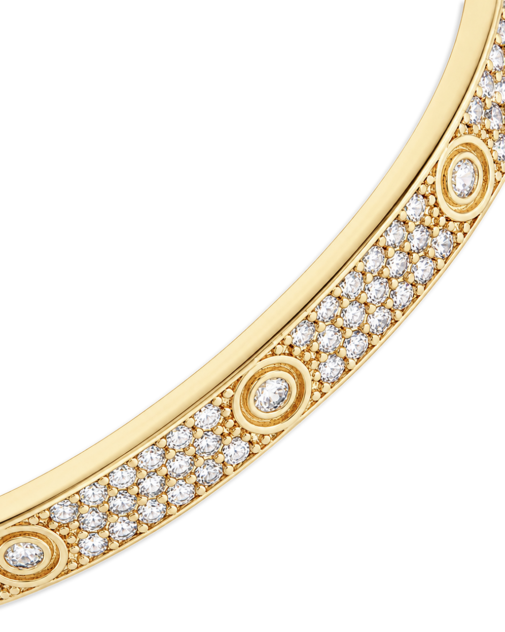 Lumière Clear CZ Bangle