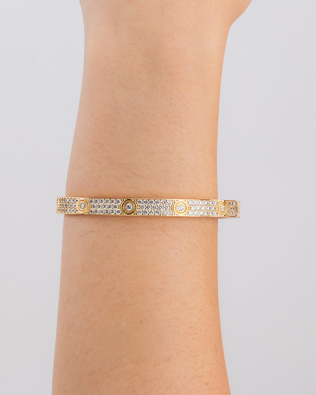 Lumière Clear CZ Bangle