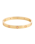 Verona Pink CZ Bangle