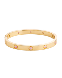 Verona Pink CZ Bangle