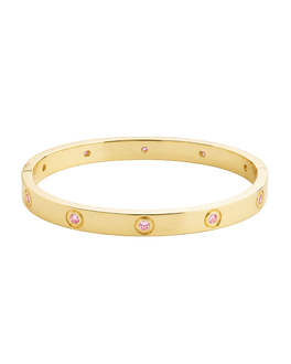 Verona Pink CZ Bangle