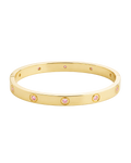 Verona Pink CZ Bangle