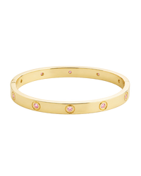 Verona Pink CZ Bangle