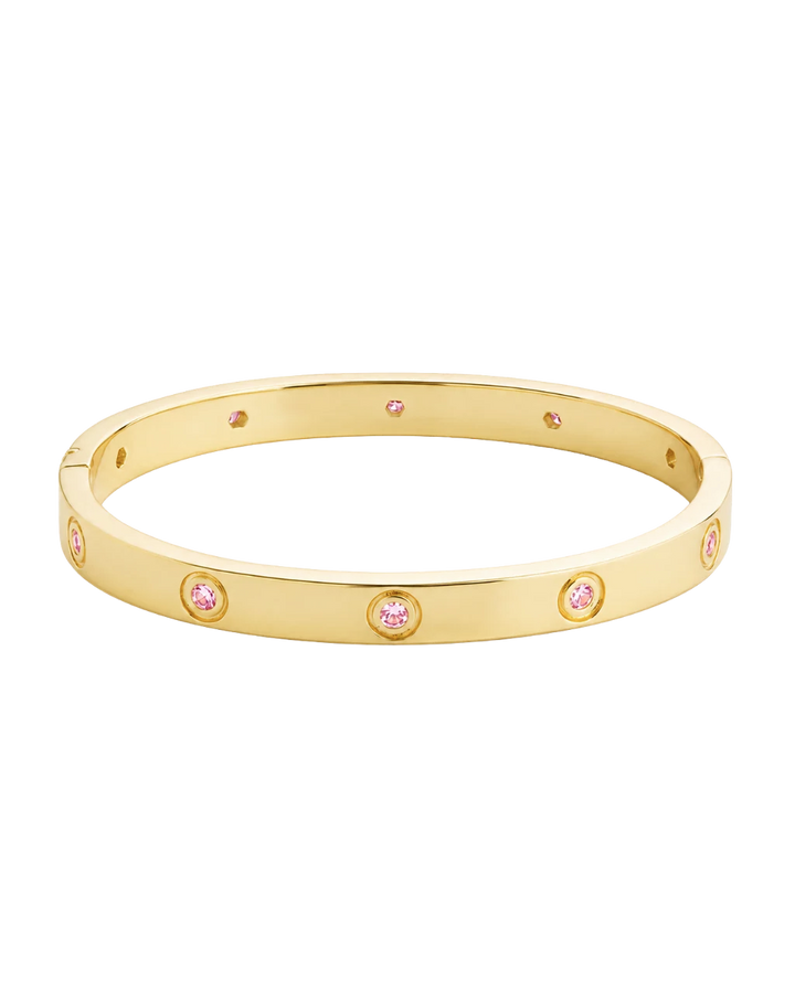 Verona Pink CZ Bangle