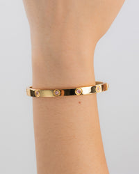 Verona Pink CZ Bangle