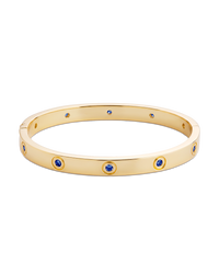 Verona Sapphire CZ Bangle