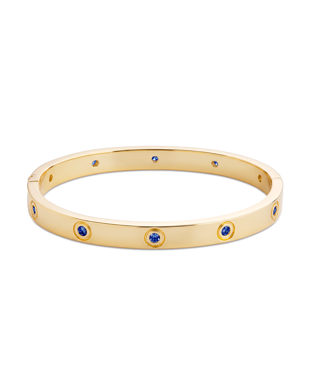 Verona Sapphire CZ Bangle